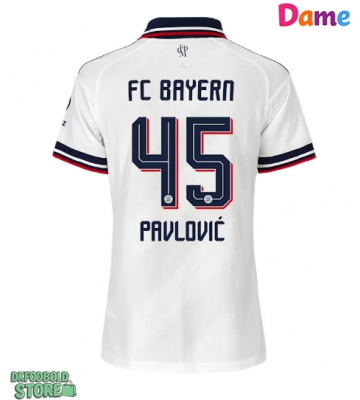 Bayern Munich Aleksandar Pavlovic #45 Replika Udebanetrøje Dame 2026-27 Kortærmet